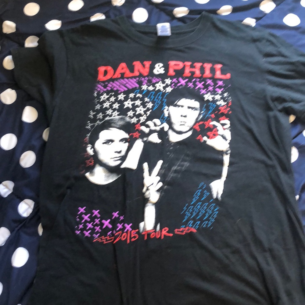 Dan and Phil TATINOF Europe Tour shirt